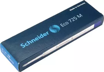 Een Schneider balpenvulling Eco 725 M blauw koop je bij ShopXPress