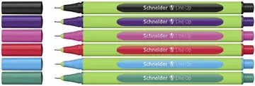 Een Schneider Line-Up fineliner 0,4 mm, 5 + 1 gratis, assorti koop je bij ShopXPress