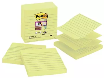 Een Post-it Super Sticky Z-notes, 90 vel, ft 101 x 101 mm, gelijnd koop je bij ShopXPress