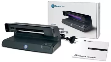 Een Safescan valsgelddetector 50, met UV valsgelddetectie, zwart koop je bij ShopXPress