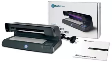Een Safescan valsgelddetector 70, met UV valsgelddetectie, zwart koop je bij ShopXPress