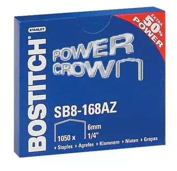 Een Bostitch nietjes voor B8R, B8HC, B8E, B8HDP en B8P, doos van 1.050 nietjes SB8-168E (6 mm) koop je bij ShopXPress