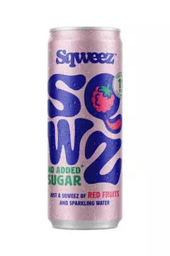 Een SQWZ frisdrank Red Fruits BIO, blikje van 25 cl, pak van 12 stuks koop je bij ShopXPress