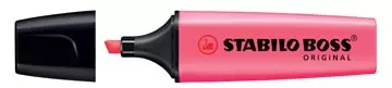 Een STABILO BOSS ORIGINAL markeerstift, roze koop je bij ShopXPress