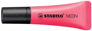 Een STABILO NEON markeerstift, roze koop je bij ShopXPress