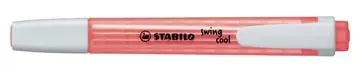 Een STABILO swing cool markeerstift, rood koop je bij ShopXPress