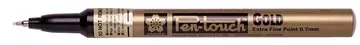 Een Sakura paint Marker Pen-Touch punt van 0,7 mm, goud koop je bij ShopXPress