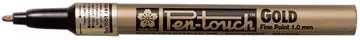 Een Sakura paint Marker Pen-Touch punt van 1 mm, goud koop je bij ShopXPress