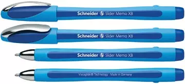 Een Schneider Balpen Slider Memo XB blauw koop je bij ShopXPress