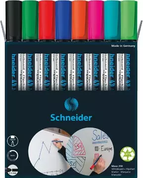 Een Schneider Maxx 290 whiteboardmarker, 6 + 2 gratis, assorti koop je bij ShopXPress