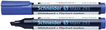 Een Schneider whiteboard + flipchart marker Maxx 293 blauw koop je bij ShopXPress