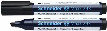 Een Schneider whiteboard + flipchart marker Maxx 293 zwart koop je bij ShopXPress