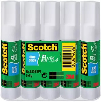 Een Scotch plakstift 8 g, pak van 5 stiften koop je bij ShopXPress