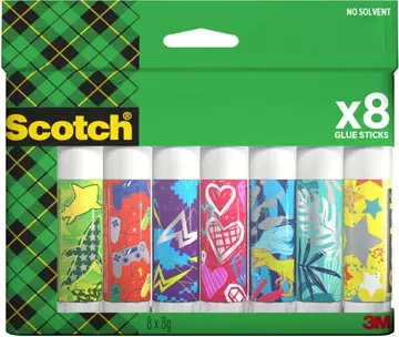 Een Scotch plakstift 8 g, pak van 8 stiften koop je bij ShopXPress