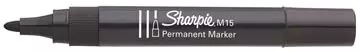 Een Sharpie permanent marker M15 zwart koop je bij ShopXPress