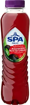 Een Spa Fruit Still raspberry blackcurrant, fles van 40 cl, pak van 6 stuks koop je bij ShopXPress