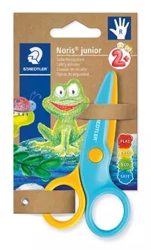 Een Staedtler Noris Junior peuterschaar, rechtshandig, geel/blauw koop je bij ShopXPress