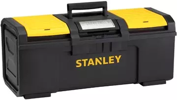 Een Stanley gereedschapskoffer 24 duim met automatische vergrendeling, geel/zwart koop je bij ShopXPress