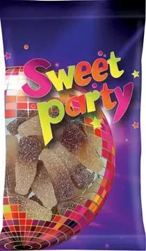 Een Sweet Party zure cola flesjes, zakje van 100 g koop je bij ShopXPress