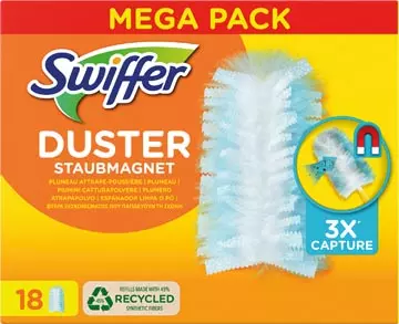 Een Swiffer Duster trap & lock navullingen, pak van 18 stuks koop je bij ShopXPress