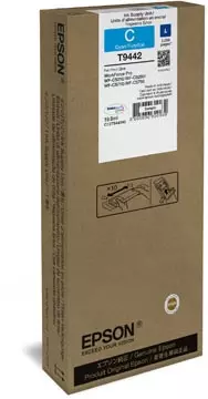 Een Epson inktcartridge WF-C5xxx series L, 3.000 pagina's, OEM C13T944240, cyaan koop je bij ShopXPress