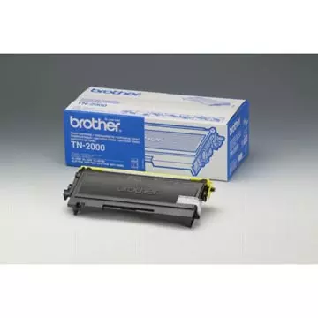 Een Brother toner, 2.500 pagina's, OEM TN-2000, zwart koop je bij ShopXPress