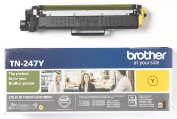 Een Brother toner, 2.300 pagina's, OEM TN-247Y, geel koop je bij ShopXPress