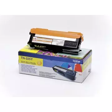 Een Brother toner, 3.500 pagina's, OEM TN-325Y, geel koop je bij ShopXPress