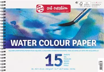 Een Talens Art Creation aquarelpapier, 240 g/m², ft A4, blok met 15 vellen koop je bij ShopXPress