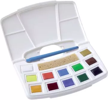 Een Talens Art Creation aquarelverf, pocketbox met 12 napjes koop je bij ShopXPress