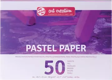 Een Talens Art Creation pastelpapier, 90 g/m², ft A4, blok met 50 vellen koop je bij ShopXPress