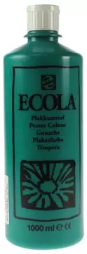 Een Talens Ecola plakkaatverf flacon van 1000 ml, donkergroen koop je bij ShopXPress