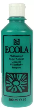 Een Talens Ecola plakkaatverf flacon van 500 ml, donkergroen koop je bij ShopXPress