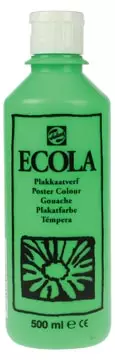 Een Talens Ecola plakkaatverf flacon van 500 ml, lichtgroen koop je bij ShopXPress