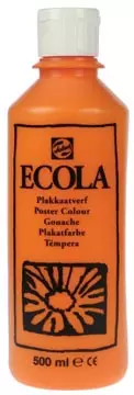 Een Talens Ecola plakkaatverf flacon van 500 ml, oranje koop je bij ShopXPress