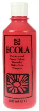 Een Talens Ecola plakkaatverf flacon van 500 ml, scharlaken koop je bij ShopXPress