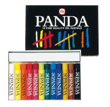 Een Talens Panda oliepastel, doos van 12 pastels koop je bij ShopXPress