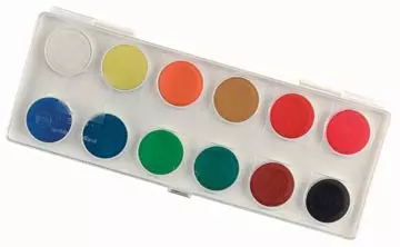 Een Talens dekkende aquarelverf, set met 12 napjes koop je bij ShopXPress