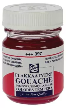 Een Talens plakkaatvef Extra Fijn flacon van 50 ml, permanentroze (magenta) koop je bij ShopXPress