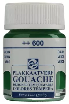 Een Talens plakkaatverf Extra Fijn flacon van 16 ml, groen koop je bij ShopXPress