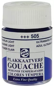 Een Talens plakkaatverf Extra Fijn flacon van 16 ml, licht ultramarijn koop je bij ShopXPress