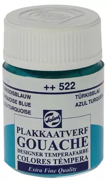 Een Talens plakkaatverf Extra Fijn flacon van 16 ml, turkooisblauw koop je bij ShopXPress