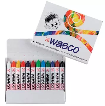 Een Talens waskrijt Wasco, doos met 12 stuks koop je bij ShopXPress