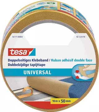 Een Tesa dubbelzijdige tapijttape ft 50 mm x 10 m koop je bij ShopXPress