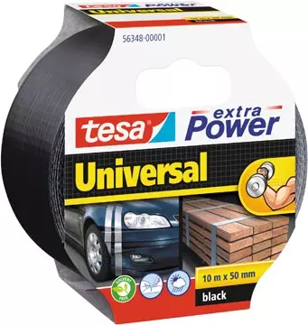 Een Tesa extra Power Universal, ft 50 mm x 10 m, zwart koop je bij ShopXPress