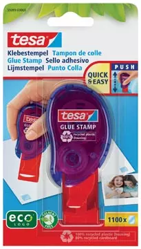 Een Tesa lijmstempel, op blister koop je bij ShopXPress