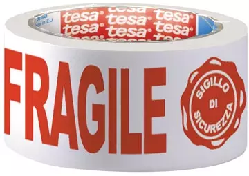 Een Tesa verpakkingsplakband: FRAGILE, ft 50 mm x 66 m koop je bij ShopXPress