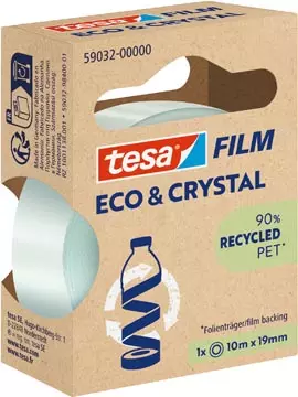 Een Tesafilm eco & crystal, ft 19 mm x 10 m koop je bij ShopXPress