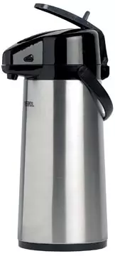 Een Thermos isoleerkan met pomp, inox koop je bij Supplierz BV