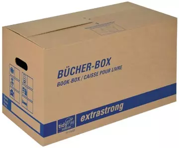 Een Tidypac boekendoos, ft 56 x 29,3 x 33 cm, bruin koop je bij ShopXPress